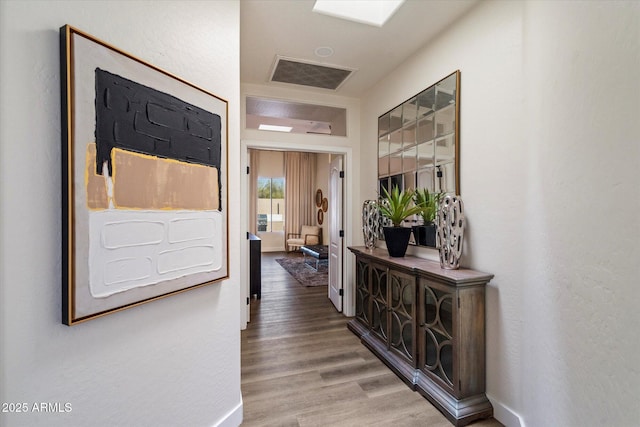 33667 N 71st Way, Scottsdale, AZ 85266 - hall featuring wood finished floors and baseboards
