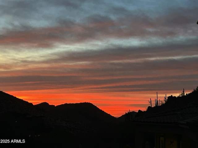 view of mountain feature