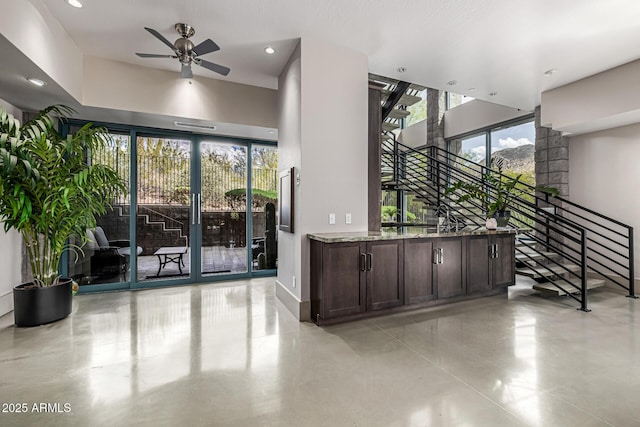 community lobby featuring stairs