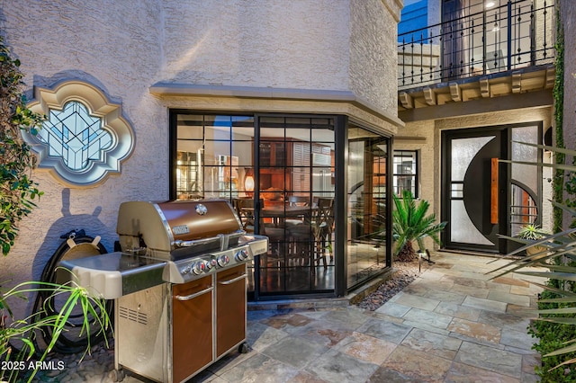 view of patio / terrace featuring grilling area