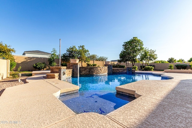 3531 E Norwood Cir, Mesa, AZ 85213 - view of pool with a fenced backyard and a patio area