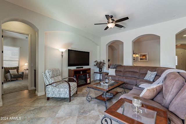 view of living room