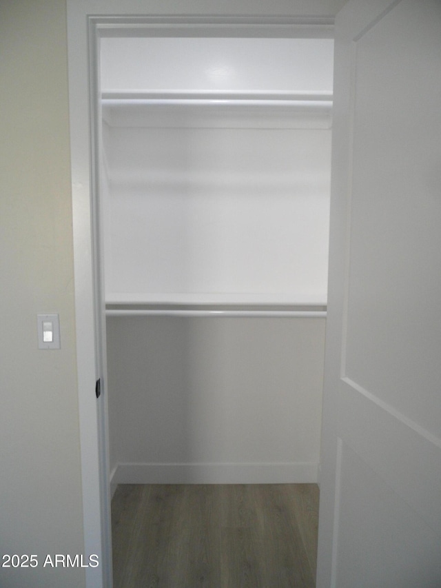 view of closet