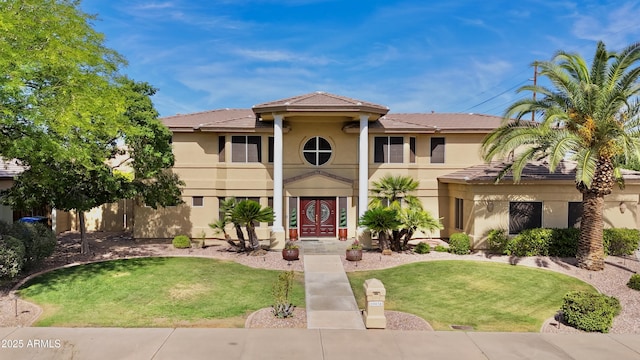 10434 N 44th St N, Phoenix, AZ 85028 - greek revival inspired property with stucco siding and a tiled roof