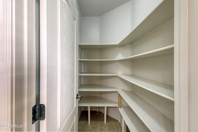 view of pantry