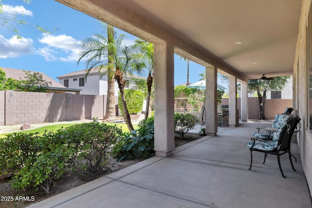 2260 E Binner Dr, Chandler, AZ 85225 - view of patio featuring a fenced backyard