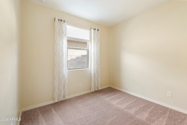 unfurnished room with carpet