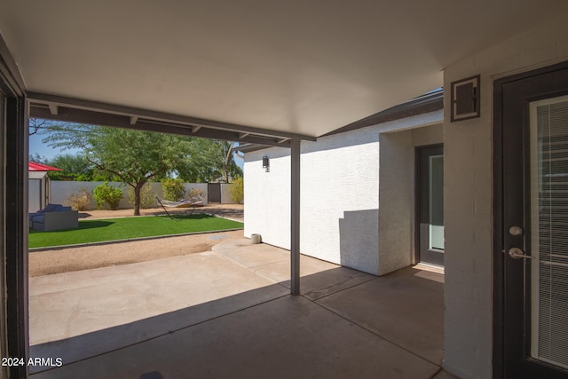 view of patio