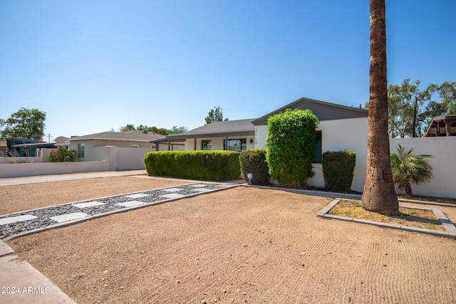 view of ranch-style house