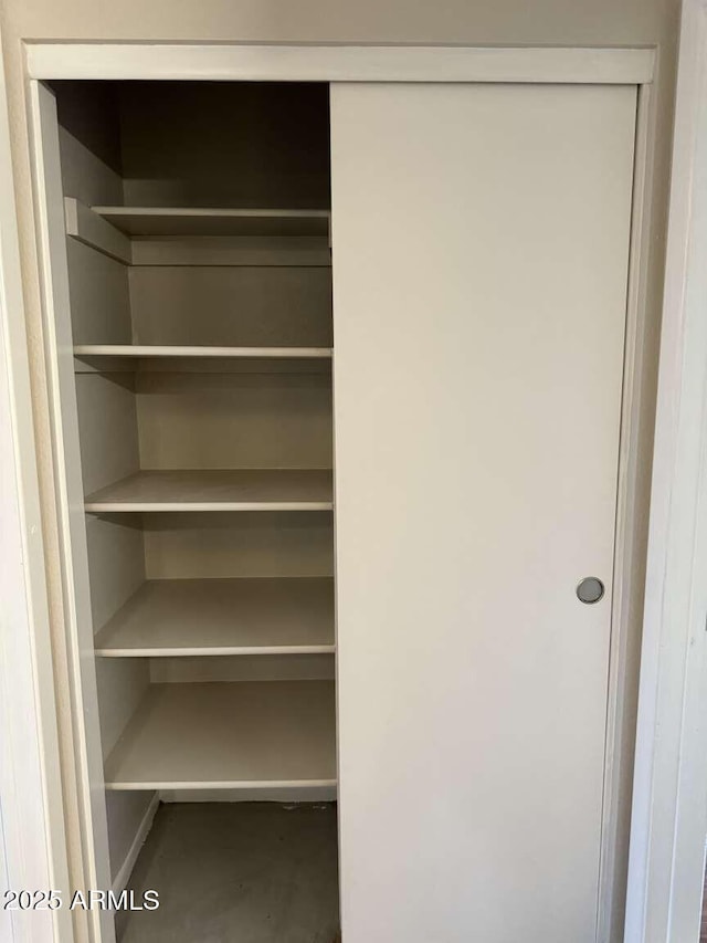 view of closet