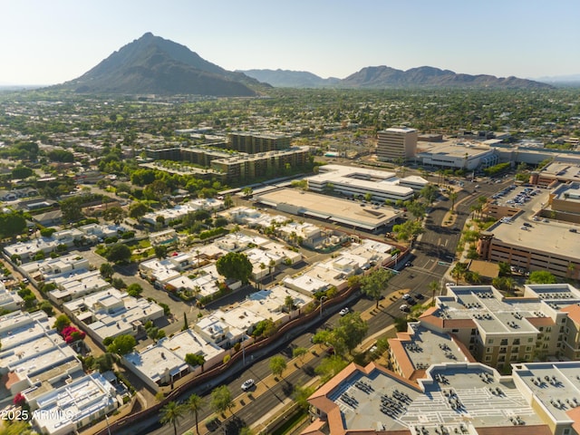 4525 N 66th St Unit 112, Scottsdale, AZ 85251 - aerial overview of property's location featuring a mountain backdrop