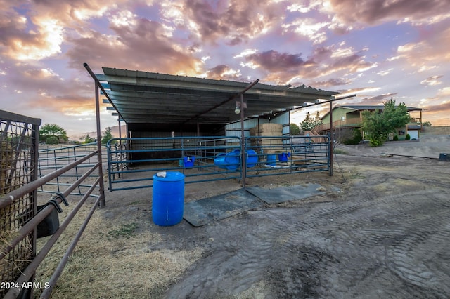 view of stable