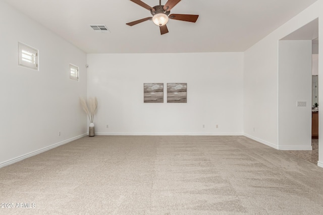 13204 W Palo Verde Dr, Litchfield Park, AZ 85340 - carpeted empty room with ceiling fan and baseboards