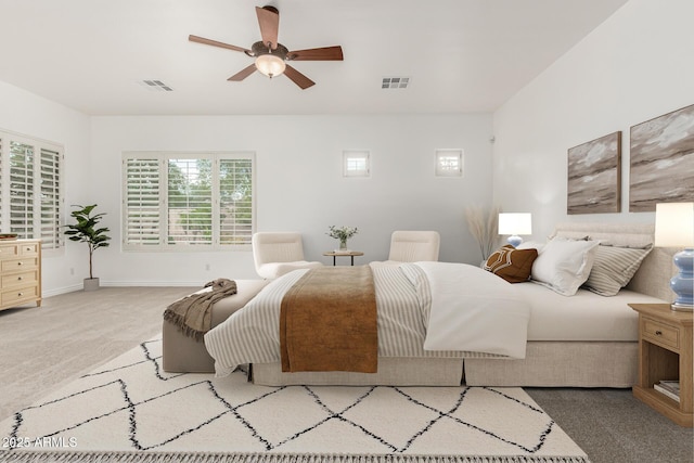 13204 W Palo Verde Dr, Litchfield Park, AZ 85340 - carpeted bedroom featuring baseboards and ceiling fan