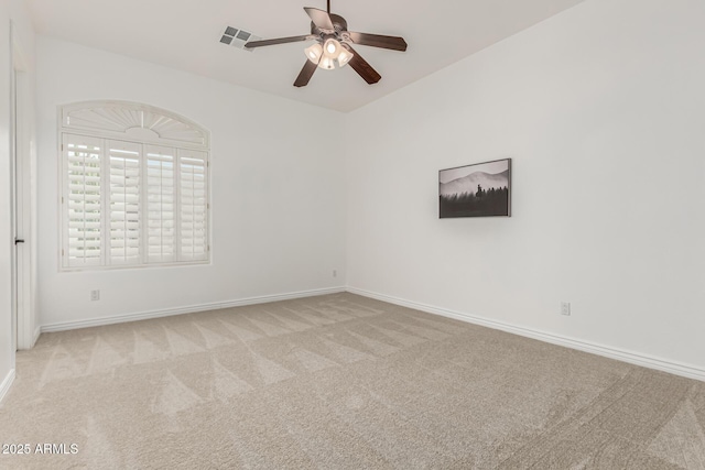 13204 W Palo Verde Dr, Litchfield Park, AZ 85340 - empty room featuring carpet flooring, ceiling fan, and baseboards
