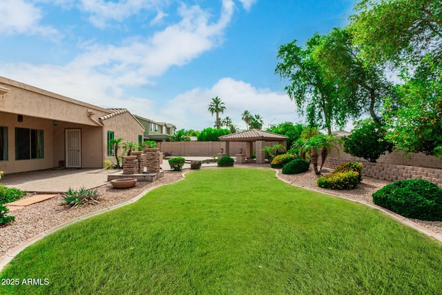 13204 W Palo Verde Dr, Litchfield Park, AZ 85340 - view of yard with a gazebo and a patio
