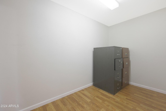 interior space with wood-type flooring