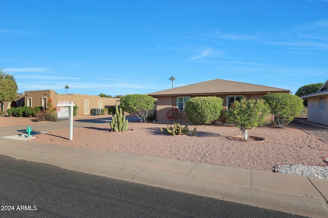 view of front of property