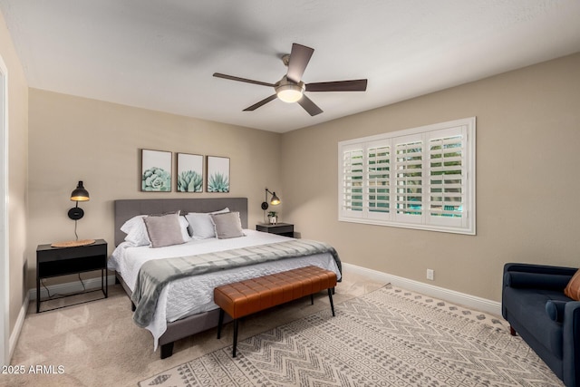 4316 E Janice Way, Phoenix, AZ 85032 - bedroom featuring baseboards, carpet, and a ceiling fan