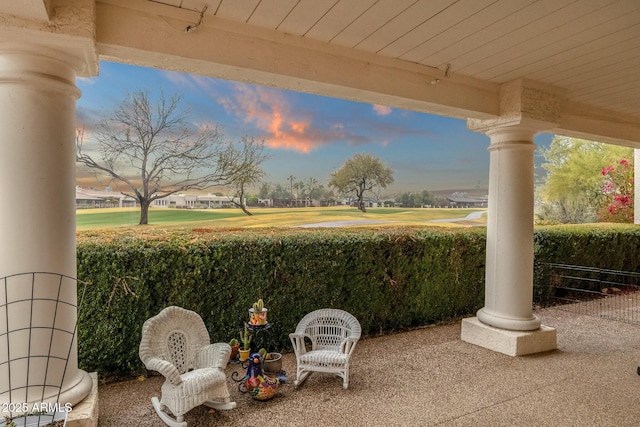 view of patio