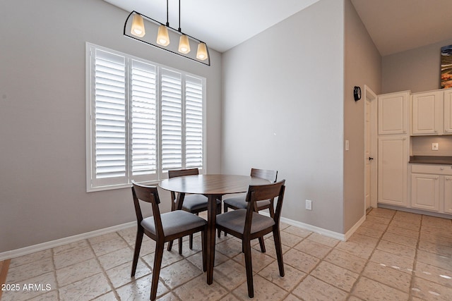 view of dining space