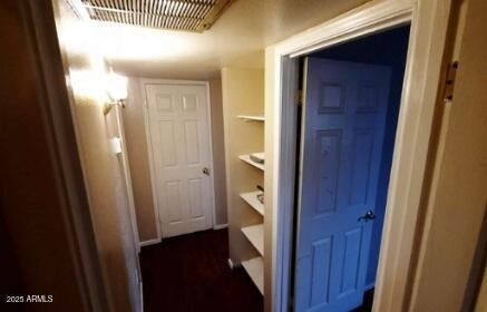 hallway with visible vents