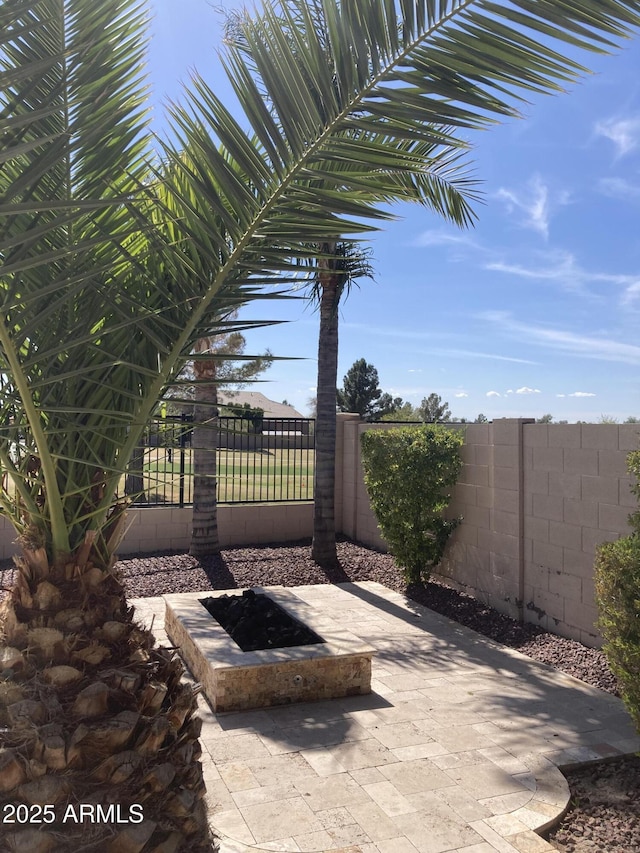 view of patio