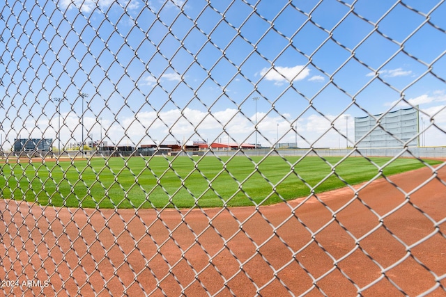 view of tennis court