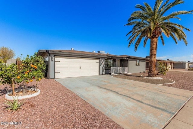 ranch-style house with a garage