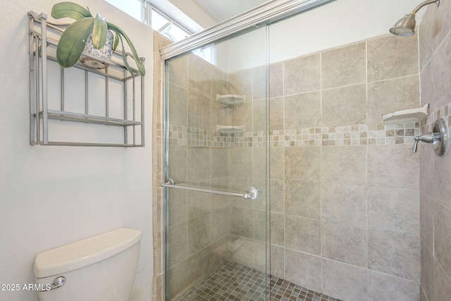 5330 E Tierra Buena Ln, Scottsdale, AZ 85254 - full bathroom featuring a shower stall and toilet