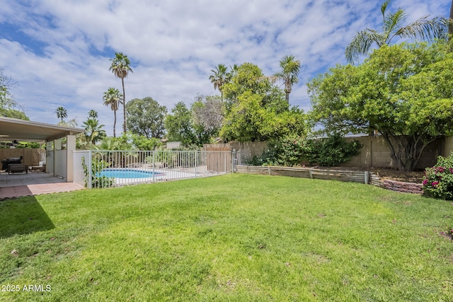 5330 E Tierra Buena Ln, Scottsdale, AZ 85254 - view of yard featuring a patio