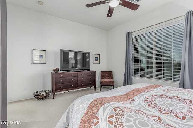 582 W Stirrup Ln, San Tan Valley, AZ 85143 - carpeted bedroom featuring baseboards and ceiling fan