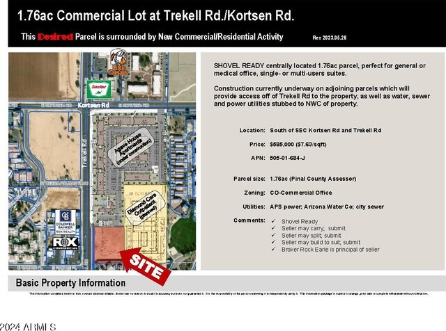 00 N Trekell Rd -, Unit Casa Grande AZ, 85122 land for sale