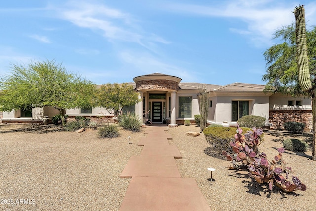 3946 N Pinnacle Hills Cir, Mesa, AZ 85207 - view of front of home with stucco siding and a tiled roof