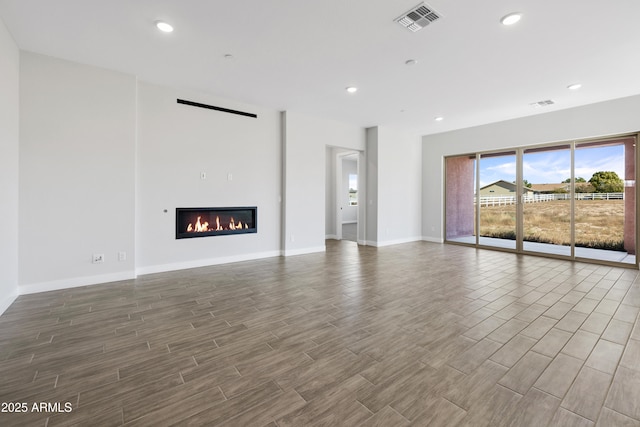 view of unfurnished living room