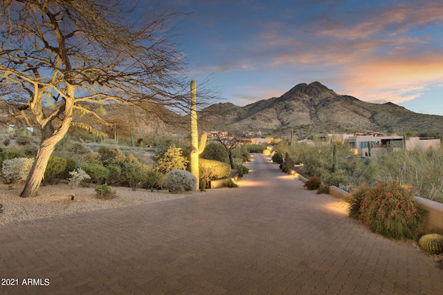 view of mountain view