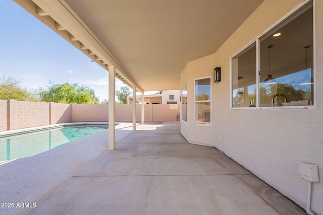 3837 E Windsong Dr, Phoenix, AZ 85048 - fenced backyard featuring a patio area