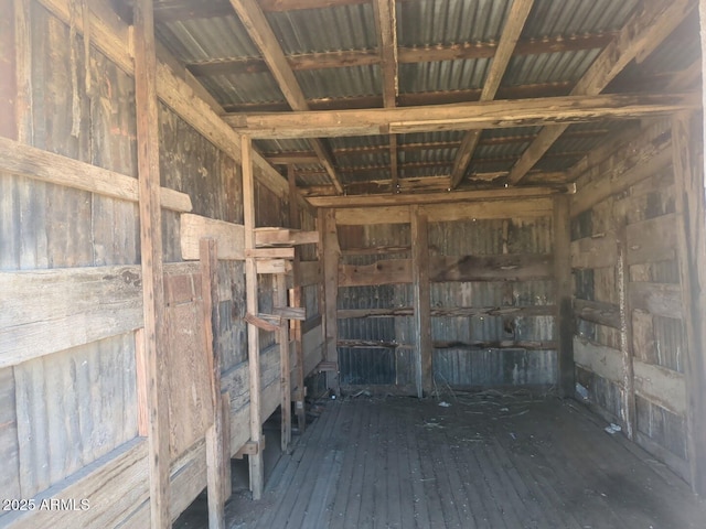 view of storage room