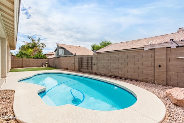 view of pool