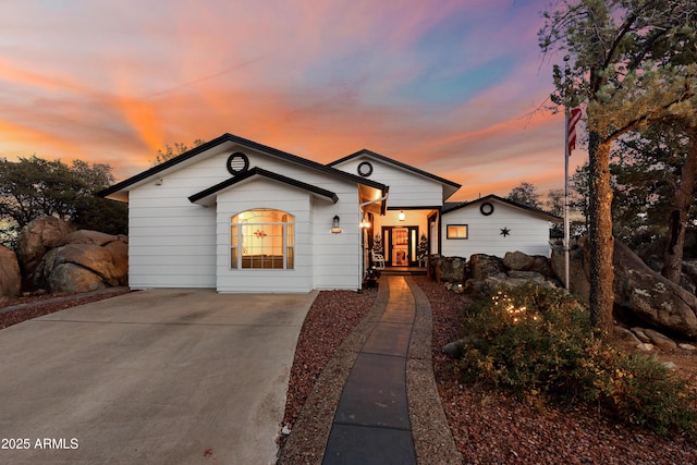 view of front of home