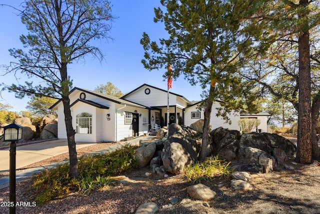 view of ranch-style house