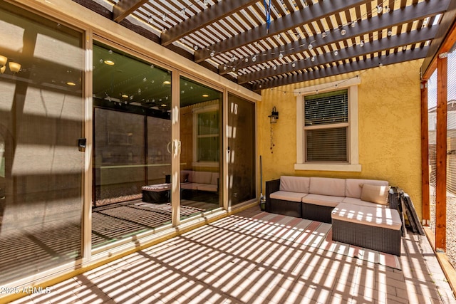 2499 S Entwistle St, Gilbert, AZ 85295 - view of patio with a pergola and outdoor lounge area