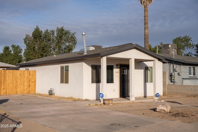 view of rear view of house