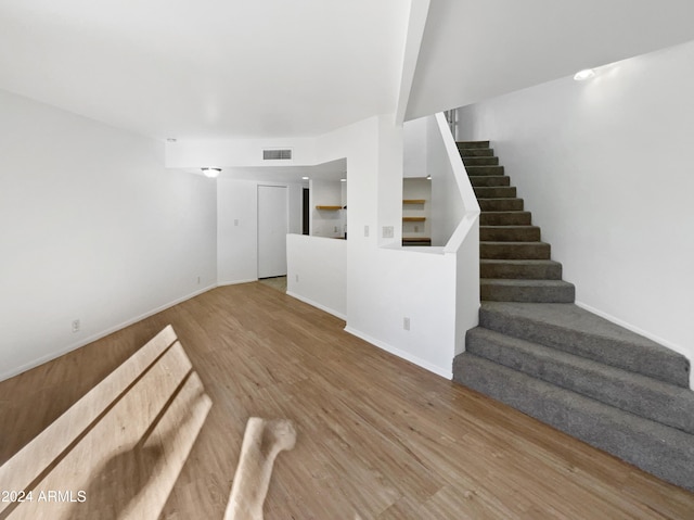 interior space featuring hardwood / wood-style floors