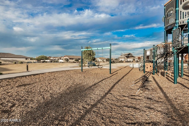 view of play area