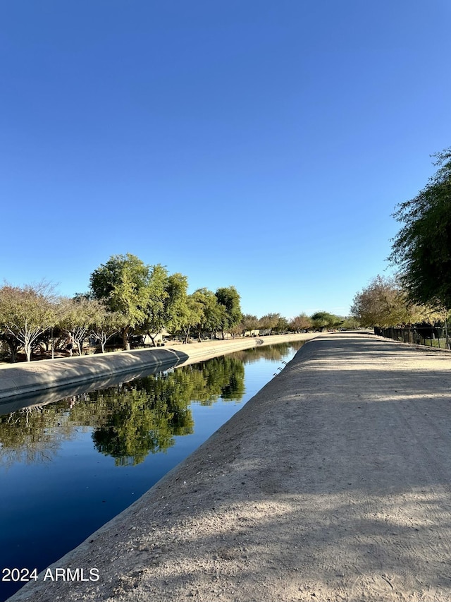 view of water feature