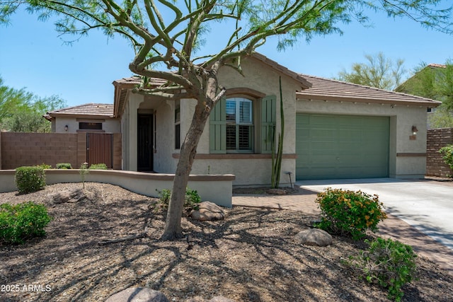 12727 W Lowden Rd, Peoria, AZ 85383 - single story home featuring stucco siding, a garage, concrete driveway, and a tiled roof