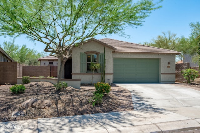 12727 W Lowden Rd, Peoria, AZ 85383 - single story home with driveway, stucco siding, an attached garage, and a tile roof