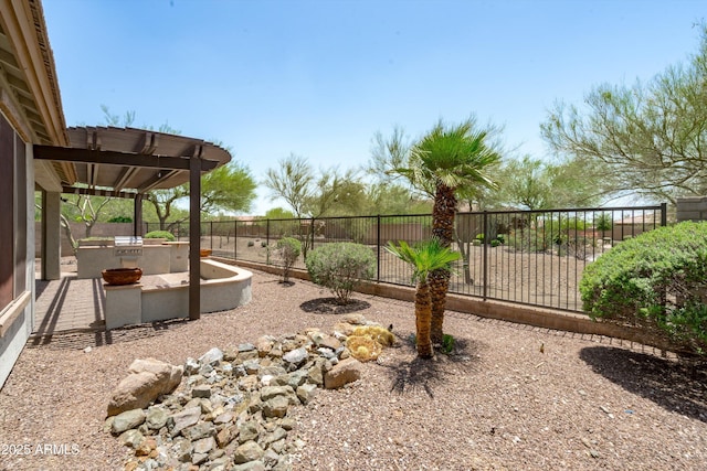 12727 W Lowden Rd, Peoria, AZ 85383 - fenced backyard featuring area for grilling
