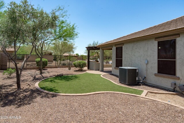 12727 W Lowden Rd, Peoria, AZ 85383 - fenced backyard featuring cooling unit